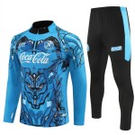 SSC Napoli Sweatshirt Za Trening Četvrt-Zip 2025-26 Plava